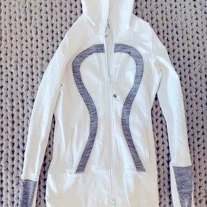 White Lululemon jacket
